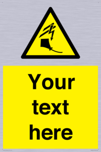 Custom warning kite flying near powerlines